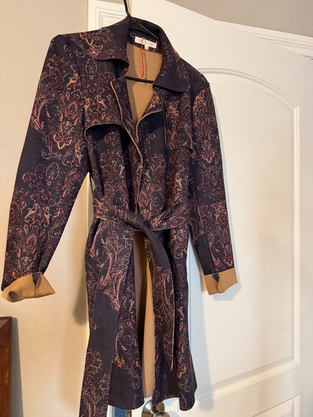 LIKE NEW Solitaire X Anthropologie Trench Jacket Size S